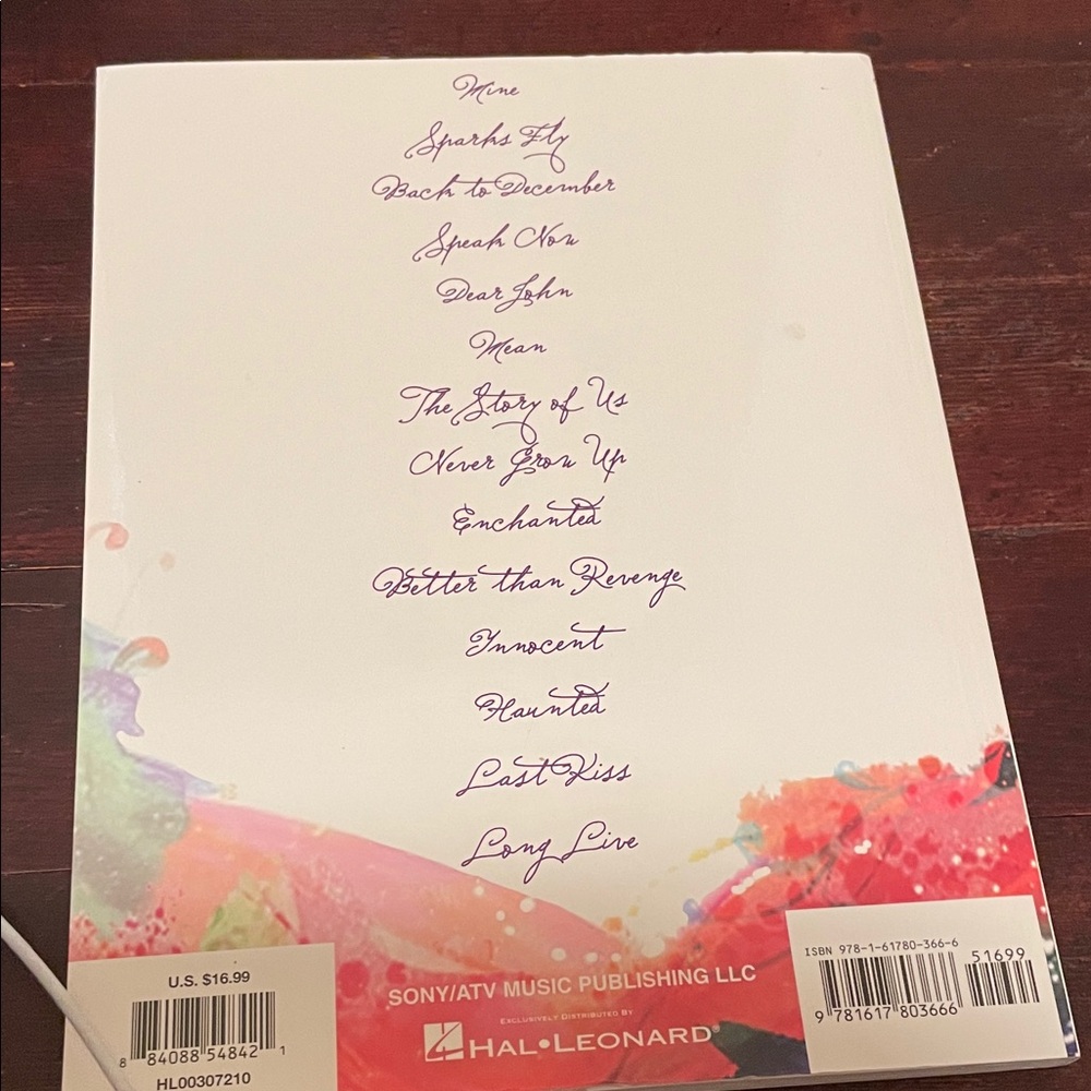 Taylor Swift Speak Now Guitar book - Picture 2 of 2